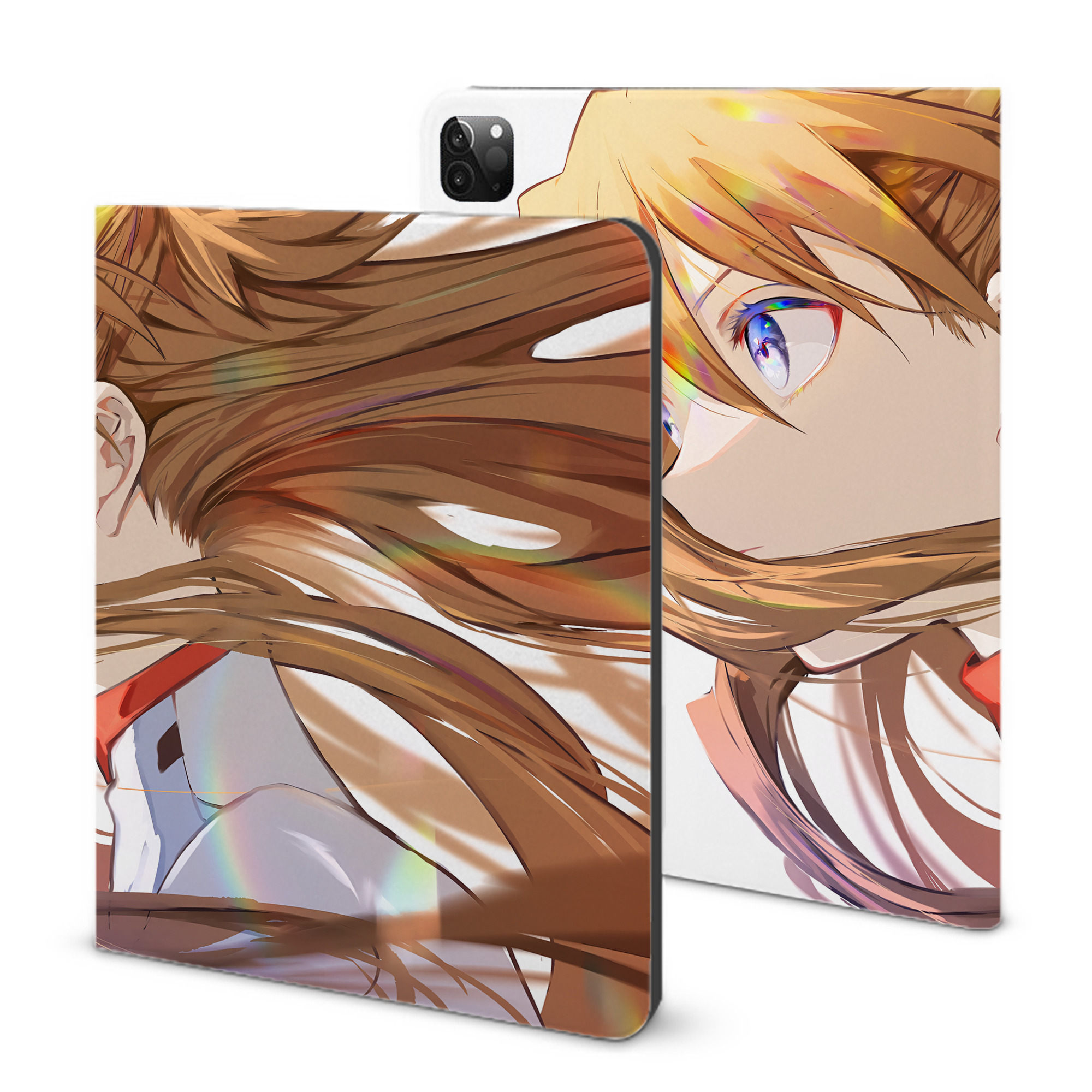 （画像用） EVA 新世紀エヴァンゲリオン IPadケース ペンホルダー付き ブックスタイルデザイン